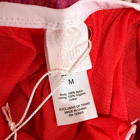 Red Ruffle Bikini Panty - Women's Intimates - Picture 5 of 8